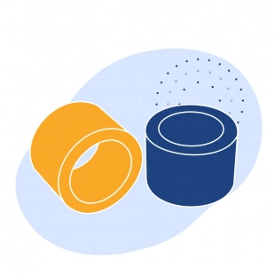 Втулка бронзовая 135 мм БрО10Ф1