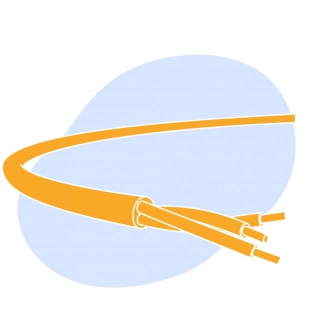 Кабель универсальный безгалогенный 2x4 мм2 КУСИЛнг-HF