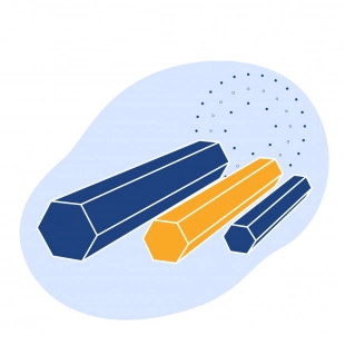 Шестигранник нержавеющий 34 мм AISI 316Ti ГОСТ 18968-73