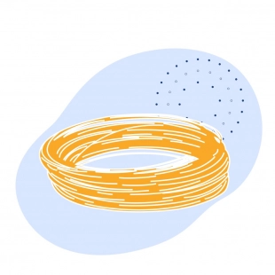 Канат одинарной свивки ТК 5 мм ГОСТ 3063-80