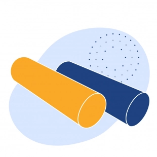 Текстолит стержневой 18x450 мм ГОСТ 5385-74