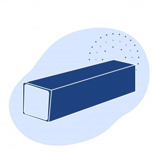 Оцинкованная квадратная труба 180х180х9 мм Ст3пс ГОСТ 8639-82