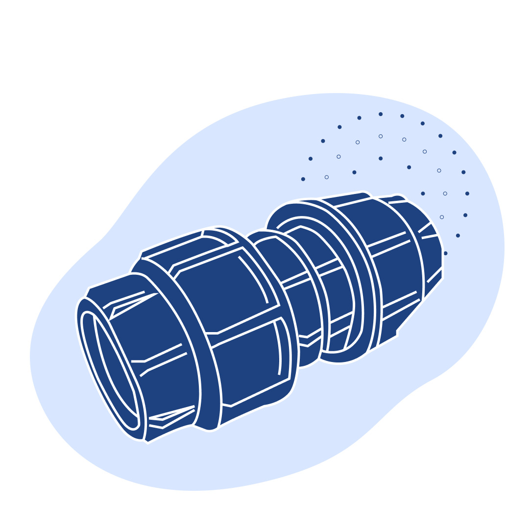 Муфта ПНД Ду 90 мм