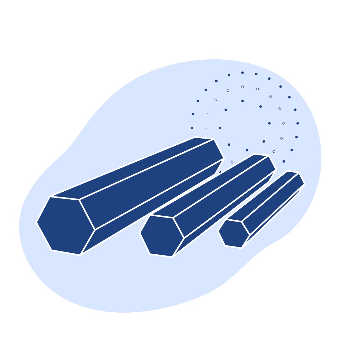 Шестигранник нержавеющий 62 мм AISI 321 ГОСТ 18968-73