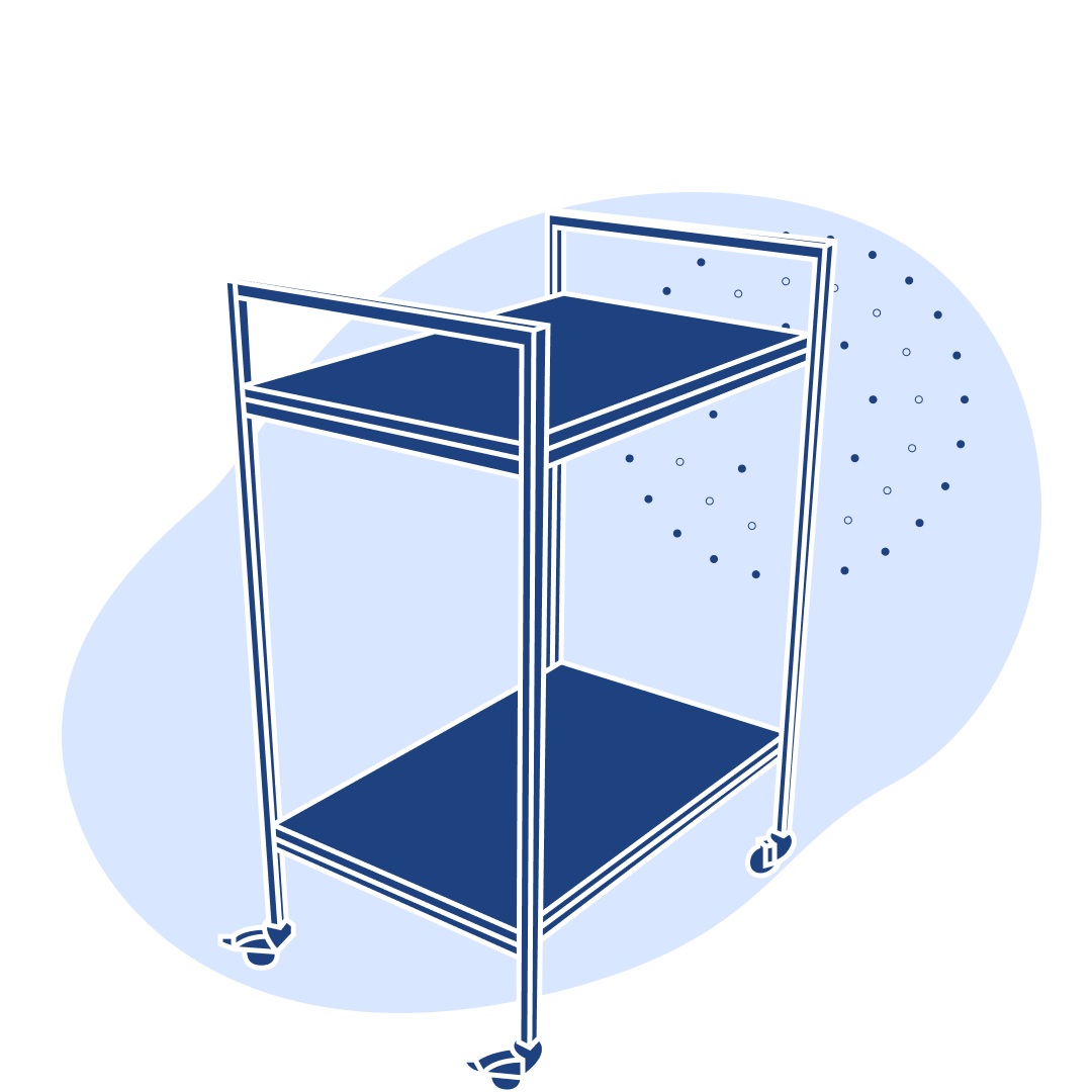 Стол-приставка 600 СПрКг п Квадро керамогранитная плитка 600х600х900 мм